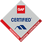 GAF Certified GAF Certified